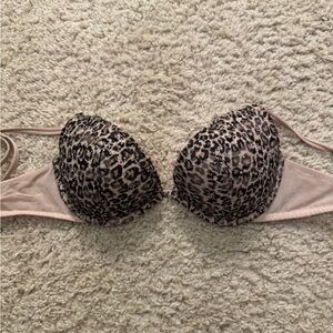 Look Leopard Print Push-Up Bra